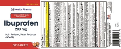 Ibu (Label 71679 111 05 Ibuprofen 200mg Tablets 500s)
